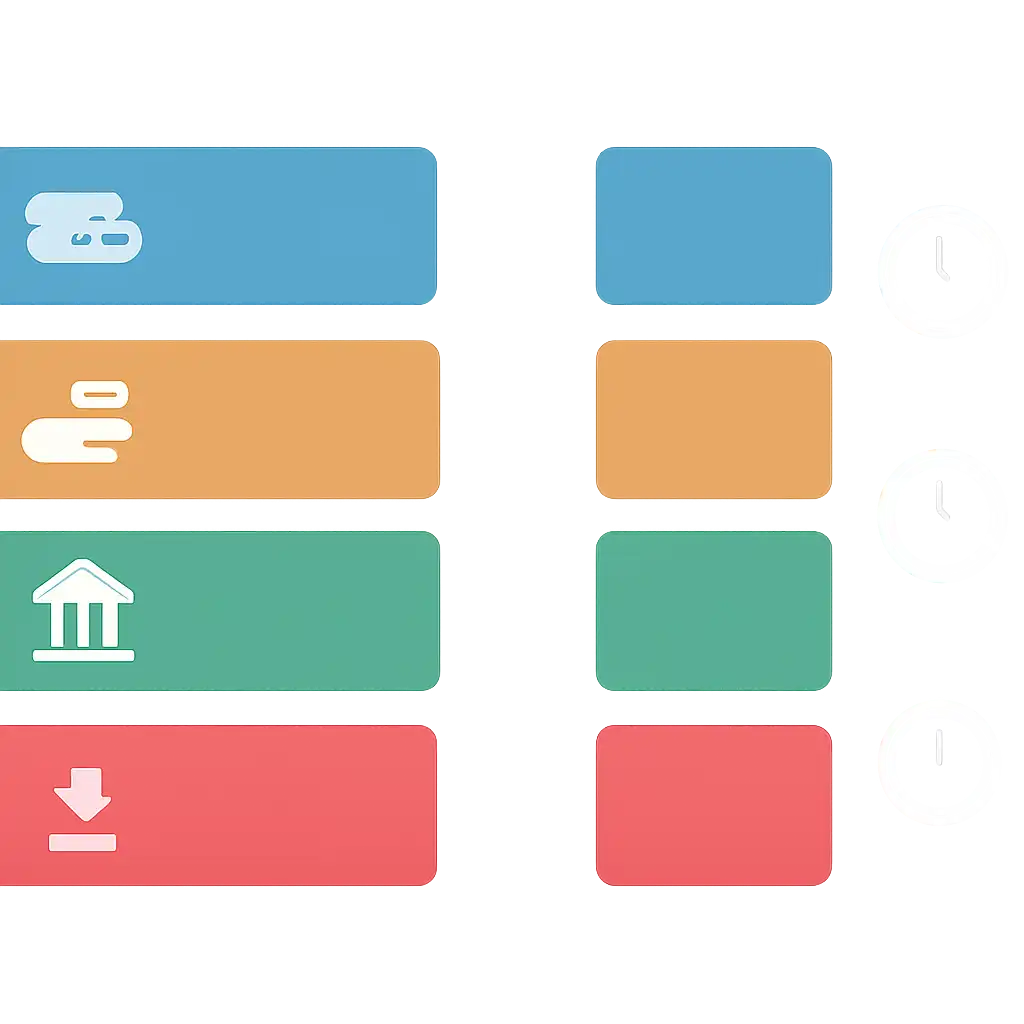 Infographic comparing options using coloured bars and, Teen Patti Joy Withdrawal Process and Timelines