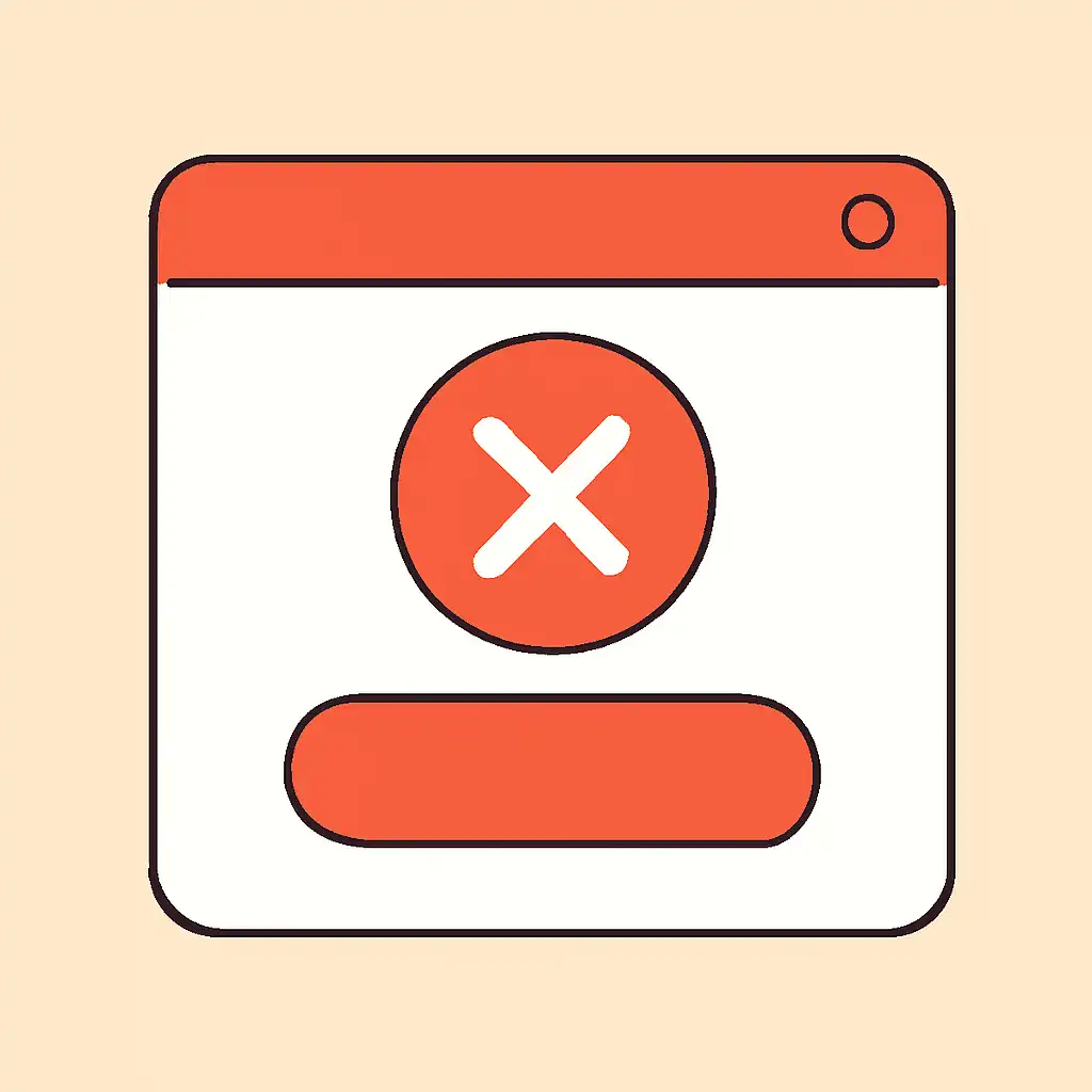 Close-up of button or form field for failed transactions, Teen Patti Joy